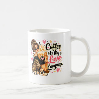 Taza De Café El Café Es Mi Lenguaje del Amor – Frase para Amant