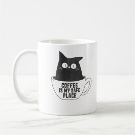 Taza De Café El Café Es Mi Lugar Seguro
