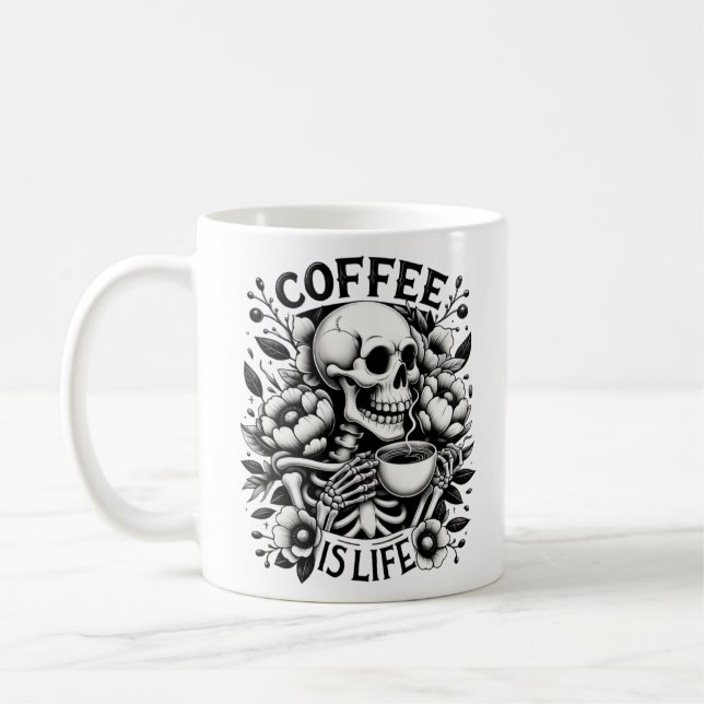 Taza De Café El café es vida (Izquierda)