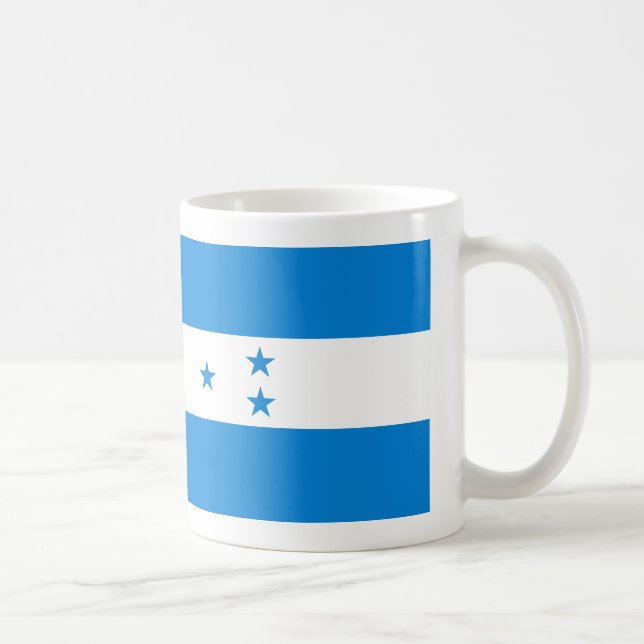 Taza De Café El café hondureño de tres leches con bandera (Derecha)