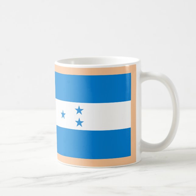 Taza De Café El café hondureño de tres leches con bandera (Derecha)