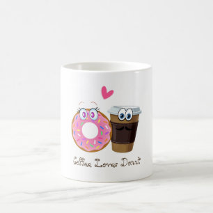 Taza De Café El café lindo y divertido ama la taza del buñuel
