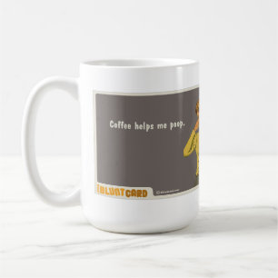 Taza De Café el café me ayuda impulso