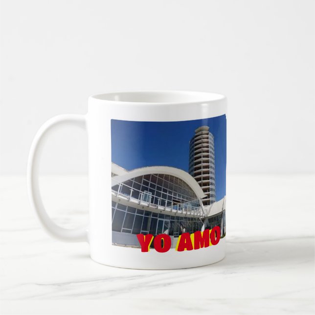 Taza De Café El café me encanta Venezuela, el personalizable (Izquierda)