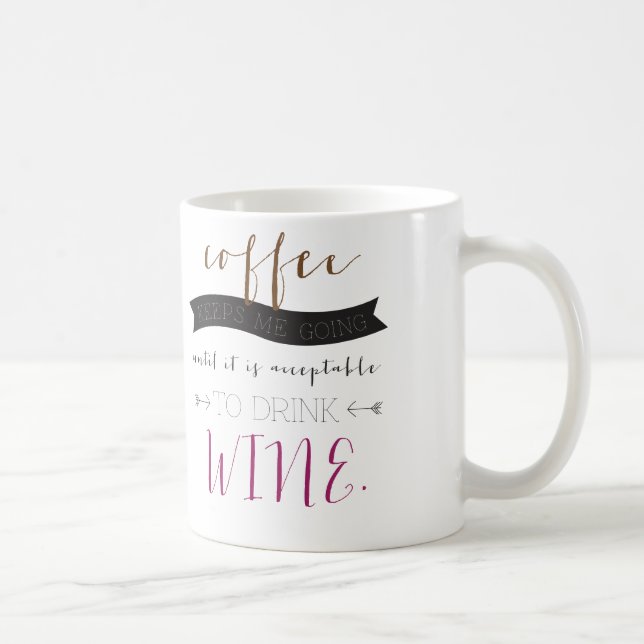 Taza De Café El café me guarda taza que va (Derecha)