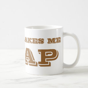 Taza De Café El café me hace cagar.