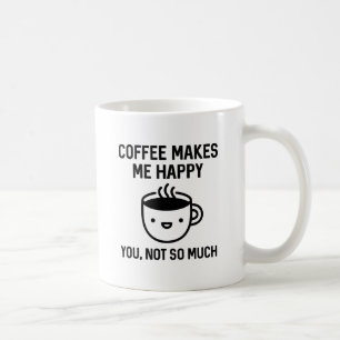 Taza De Café El café me hace feliz