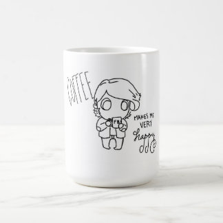 Taza De Café El café me hace muy feliz