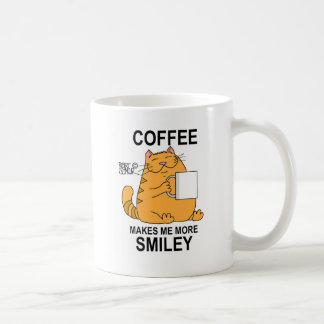 Taza De Café El café me hace sonreír más