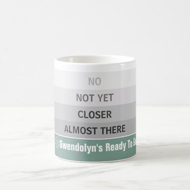 Taza De Café El café o los niveles de té son divertidos (Centro)