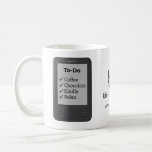 Taza De Café El café y el chocolate encienden el teclado