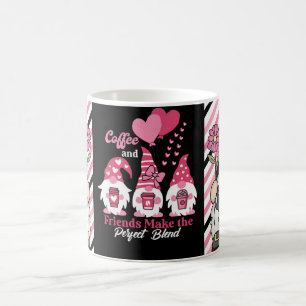Taza De Café El Café Y Los Amigos Hacen La Mezcla Perfecta