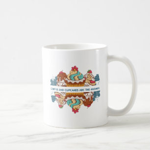 Taza De Café El café y los pasteles son la respuesta más gracio