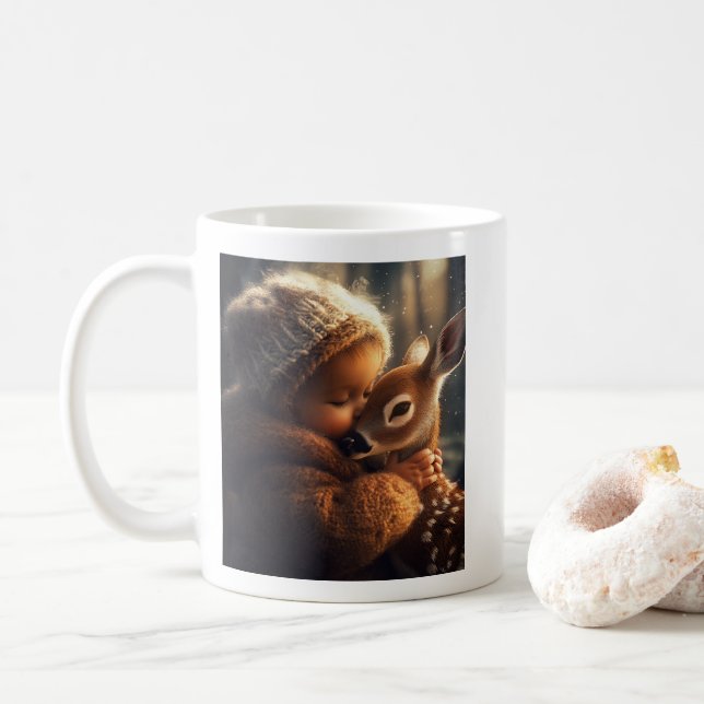 Taza De Café El cálido abrazo del invierno (Con donut)