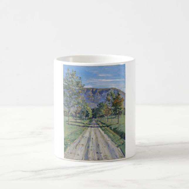 Taza De Café El camino a Evordes (por Ferdinand Hodler) (Centro)