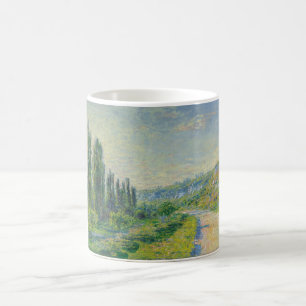 Taza De Café El camino a Vétheuil (por Claude Monet)