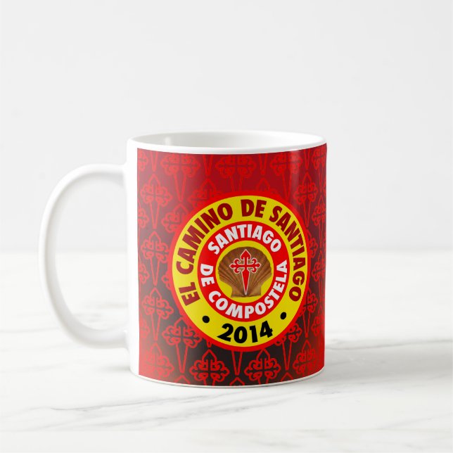 Taza De Café EL Camino De Santiago 2014 (Izquierda)