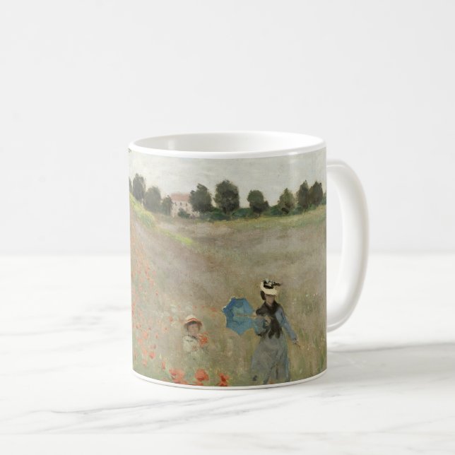 Taza De Café El campo de la amapola cerca de Argentina por Clau (Anverso derecho)