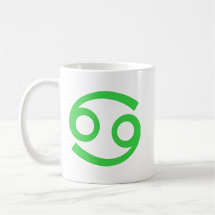 Taza De Café El cáncer en verde