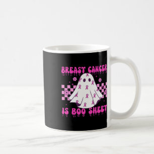 Taza De Café El cáncer es Halloween con hojas de boo