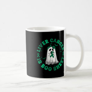 Taza De Café El Cáncer Hepático De Groovy Retro Es Verde Fantas