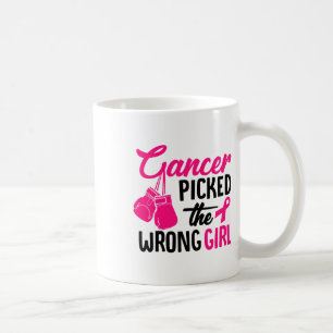 Taza De Café El Cáncer Recogió El Malo Awarene Del Cáncer De Ma