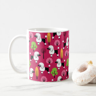 Taza De Café El caniche en el parque