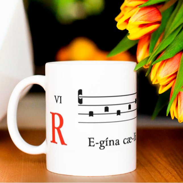Taza De Café El canto gregoriano de Pascua Trant Masa Latina Ca (Subido por el creador)