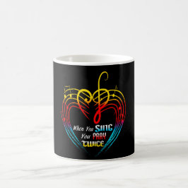 Taza De Café El canto ruega dos veces