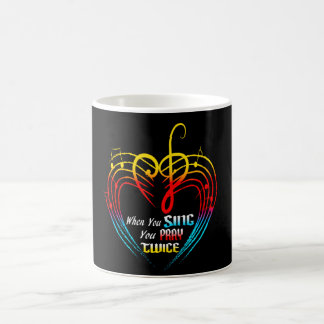 Taza De Café El canto ruega dos veces