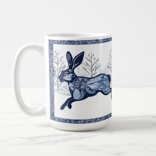 Taza De Café El capricho del invierno de Hares (Izquierda)