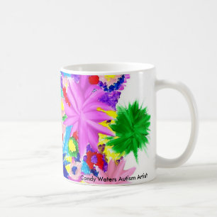 Taza De Café El caramelo riega al artista del autismo