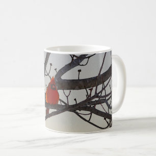Taza De Café El Cardenal En El Café De La Mañana