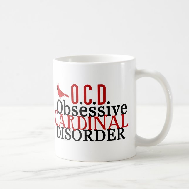 Taza De Café El Cardenal Obssed Funny (Derecha)