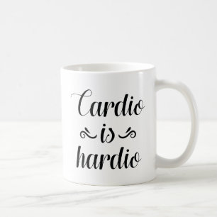 Taza De Café El cardio es duro