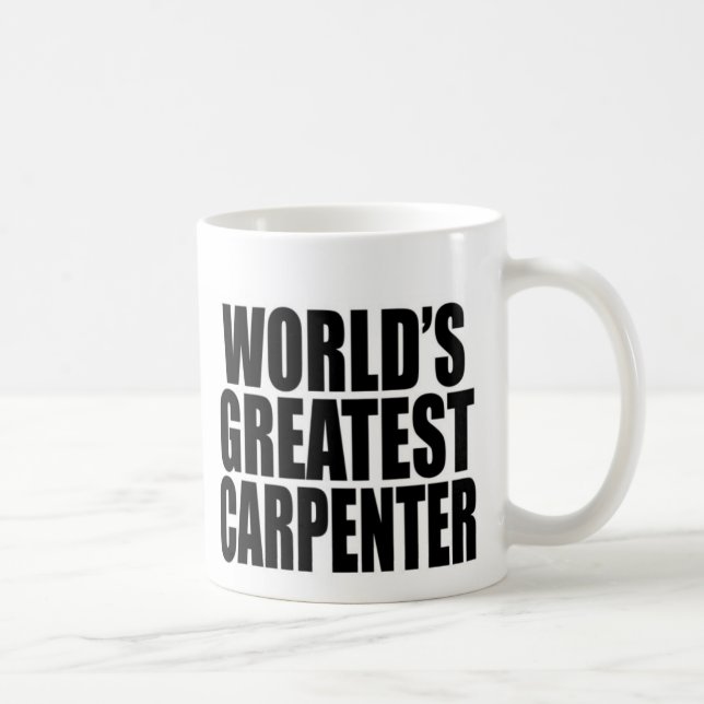 Taza De Café El carpintero más grande del mundo (Derecha)