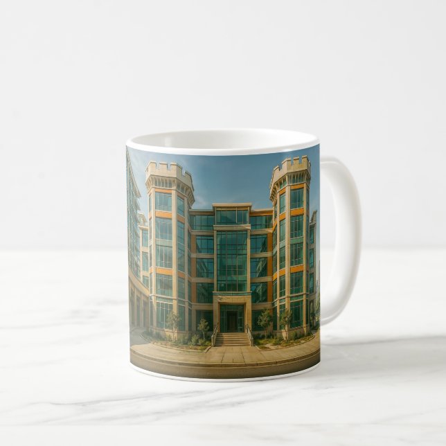 Taza De Café El Castillo de la Ciudadela de Cristal (Anverso derecho)