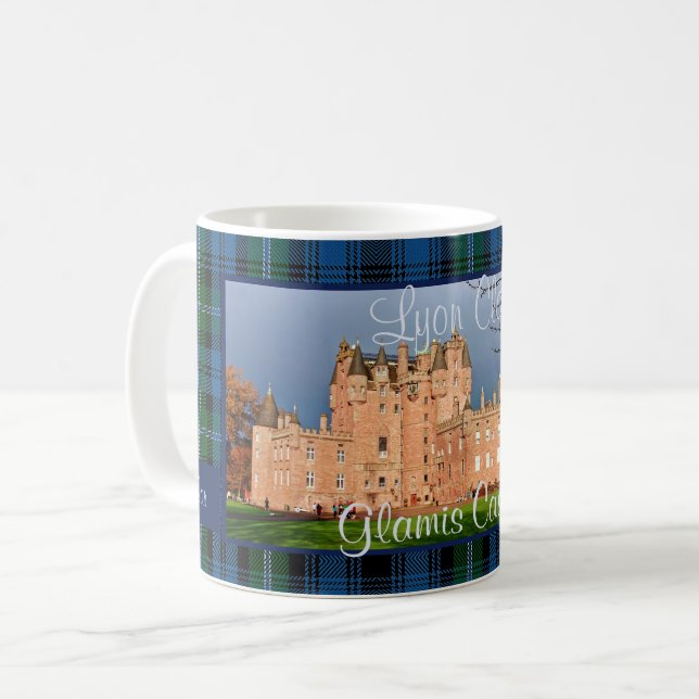 Taza De Café El castillo Glamis de Lyon Clan, Personalizado de  (Anverso izquierdo)