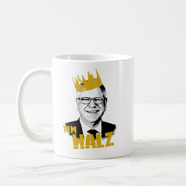 Taza De Café El célebre Tim Walz (Izquierda)