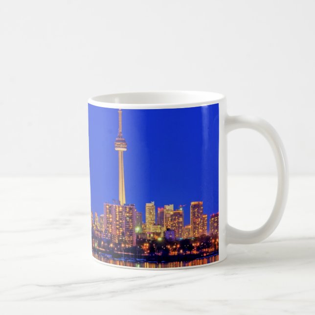 Taza De Café El centro de Toronto por la noche (Derecha)