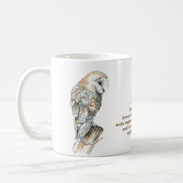 Taza De Café El cerdo lechuza Mug (Izquierda)