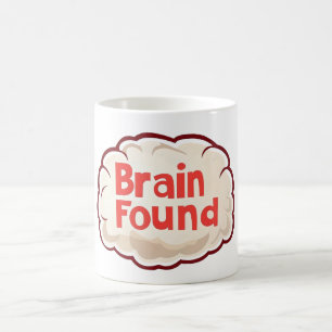 Taza De Café El cerebro encontró un lema gracioso