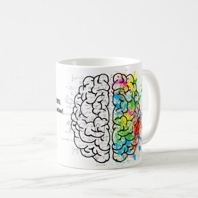 Taza De Café ¡El cerebro utiliza el 20% de todo el oxígeno que (Anverso derecho)
