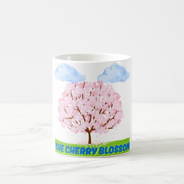 Taza De Café el cerezo flor mug (Centro)