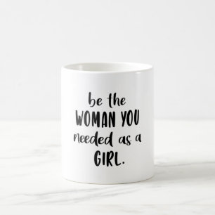 Taza De Café El Chica del día de la mujer: el poder: el feminis