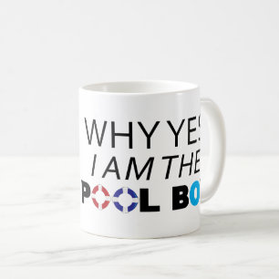 Taza De Café El Chico De La Piscina Por Qué Sí Soy Un Diverti