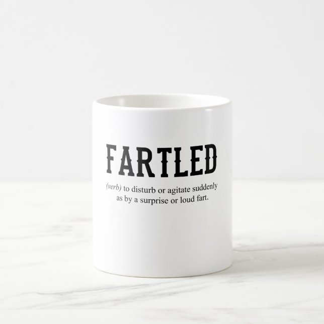 Taza De Café El Chiste de FART papá es gracioso de decir artesa (Centro)
