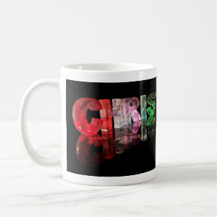 Taza De Café El Christopher conocido en las luces 3D