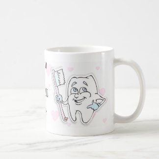 Taza De Café el chupar de la saliva