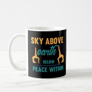 Taza De Café El cielo por encima de la Tierra por debajo de la